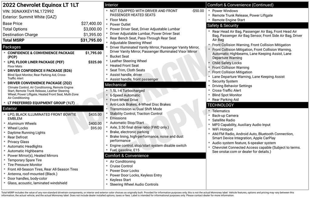 Certified 2022 Chevrolet Equinox LT FWD image 11