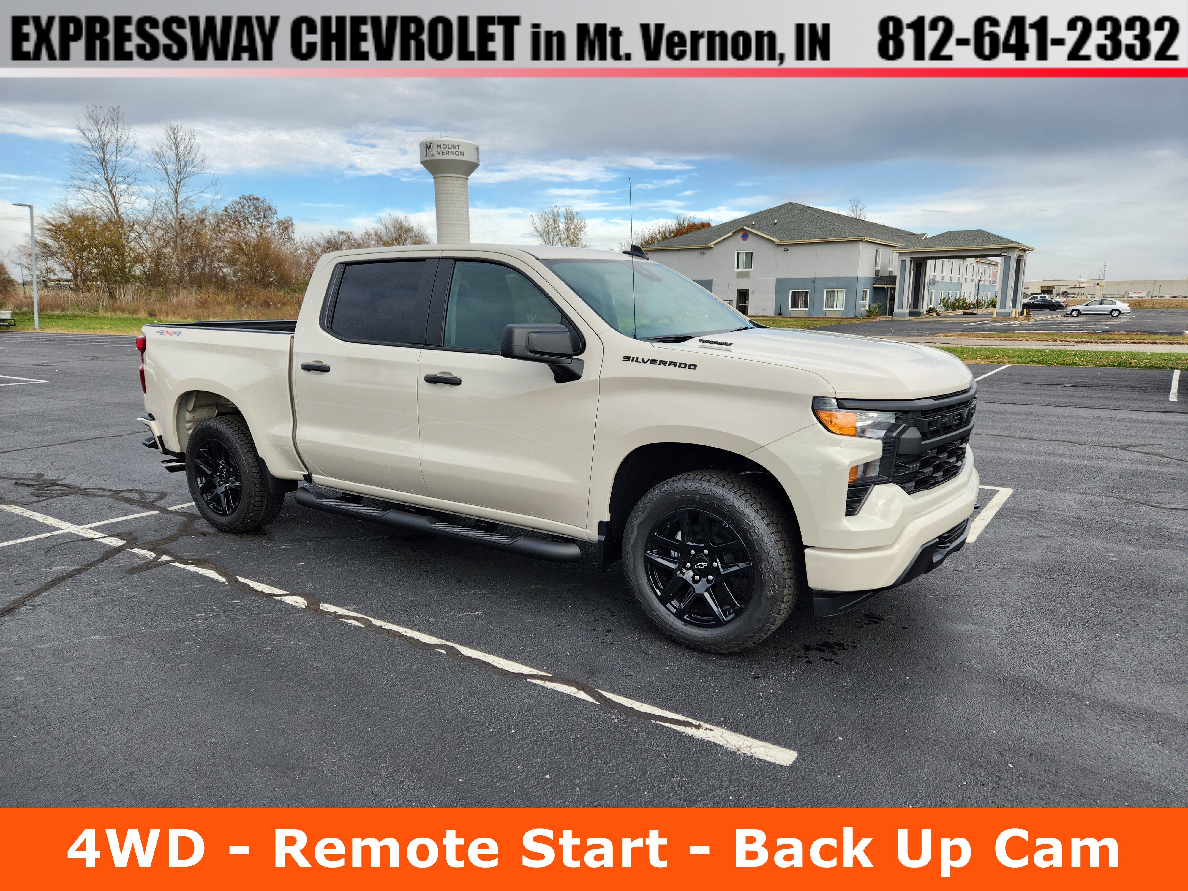 New 2026 Chevrolet Silverado 1500 Custom w/ Turbomax Blackout Package