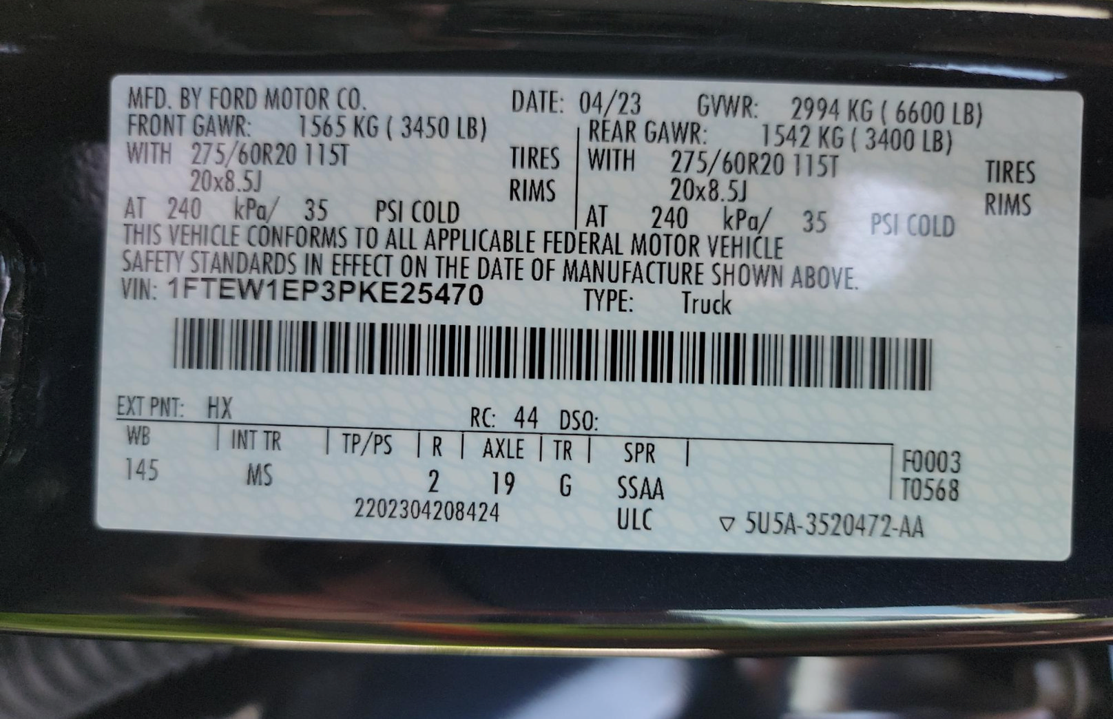 Used 2023 Ford F150 XLT w/ Equipment Group 302A High AWD/4WD image 14