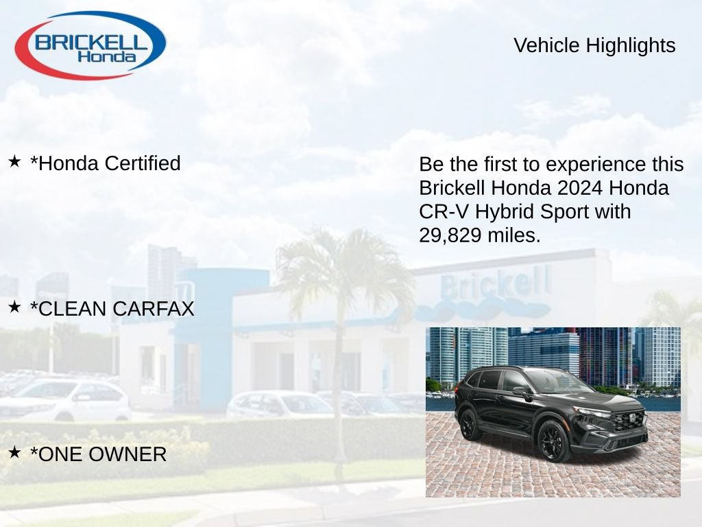 Certified 2024 Honda CR-V Sport image 9