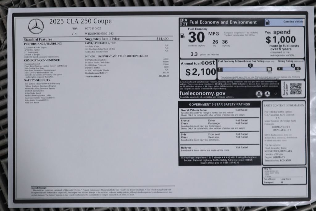 Used 2025 Mercedes-Benz CLA 250 image 9