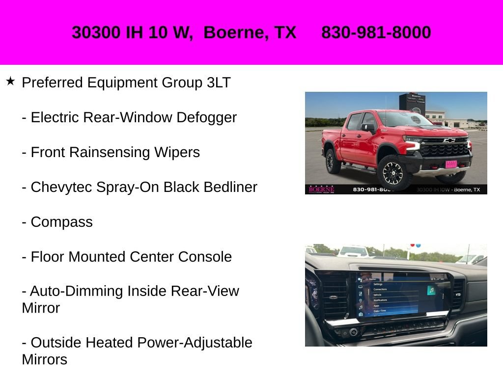 Used 2023 Chevrolet Silverado 1500 ZR2 w/ Technology Package AWD/4WD image 30
