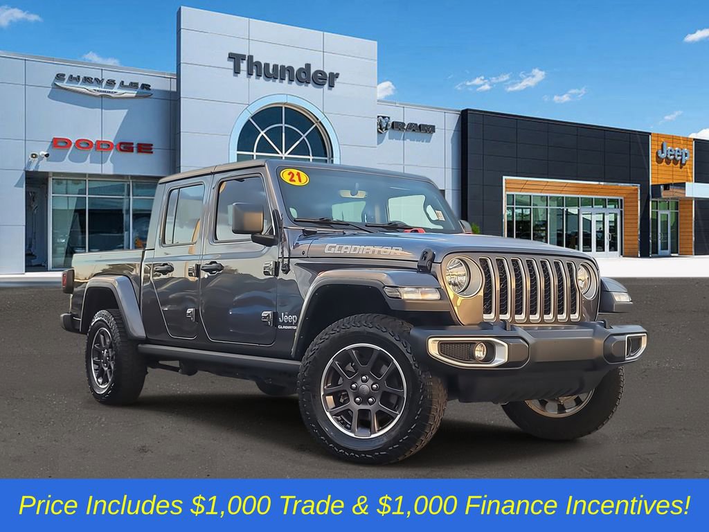 Certified 2021 Jeep Gladiator Overland w/ Popular Equipment Package