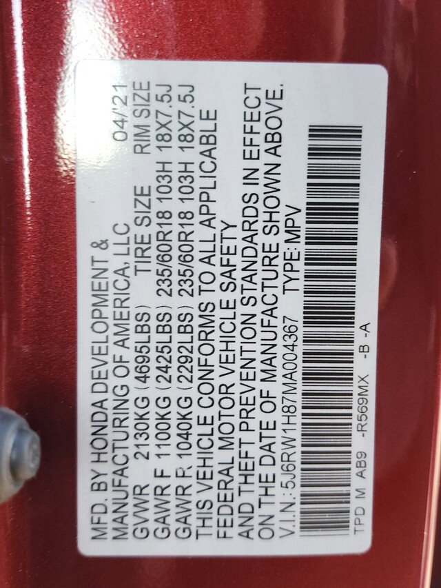 Certified 2021 Honda CR-V EX-L image 41