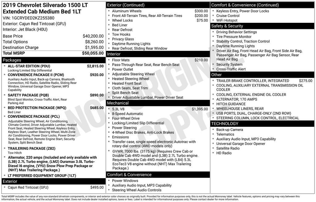 Certified 2019 Chevrolet Silverado 1500 LT w/ All-Star Edition AWD/4WD image 11