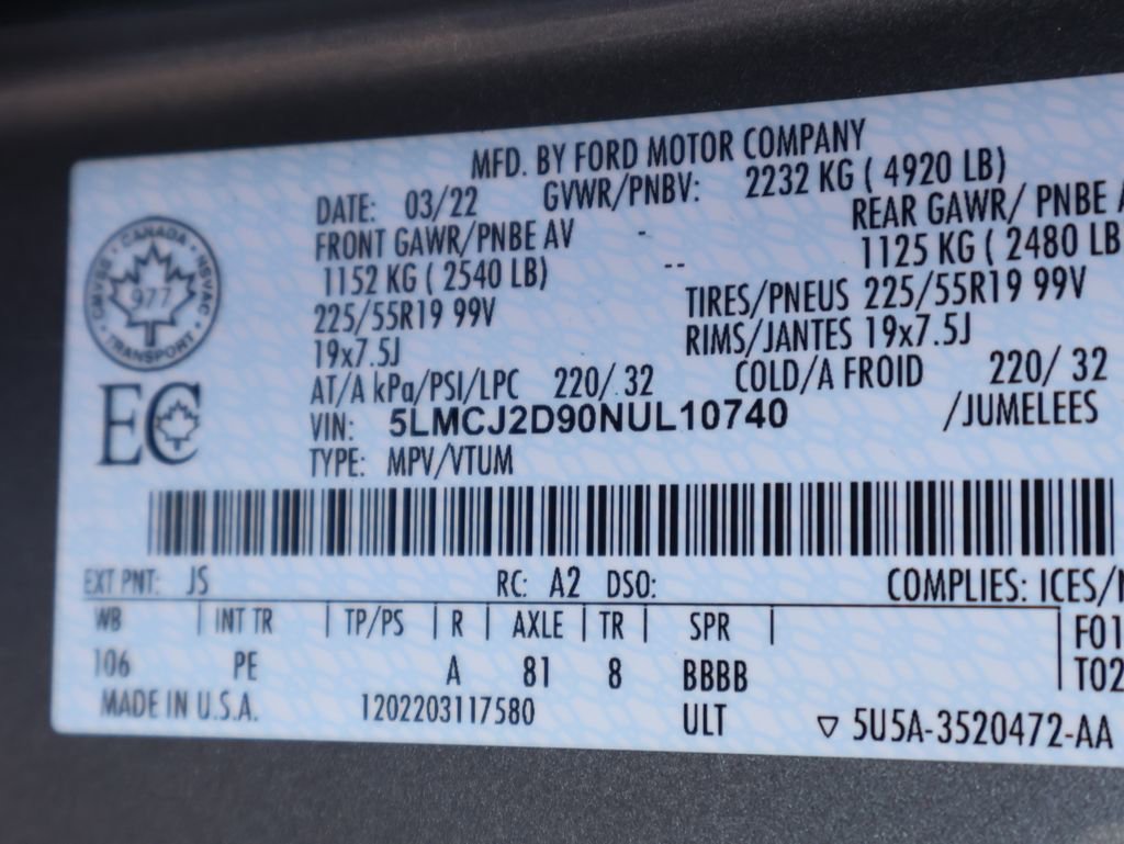 Used 2022 Lincoln Corsair Reserve w/ Equipment Group 201A image 36