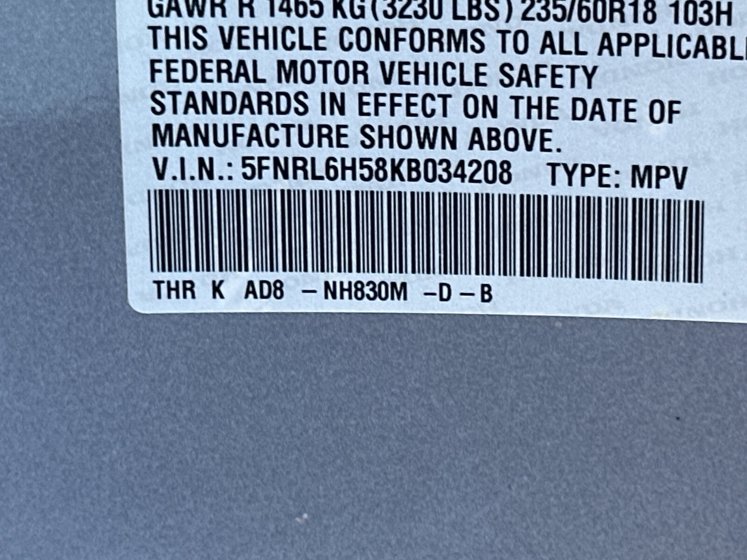 Used 2019 Honda Odyssey EX image 29