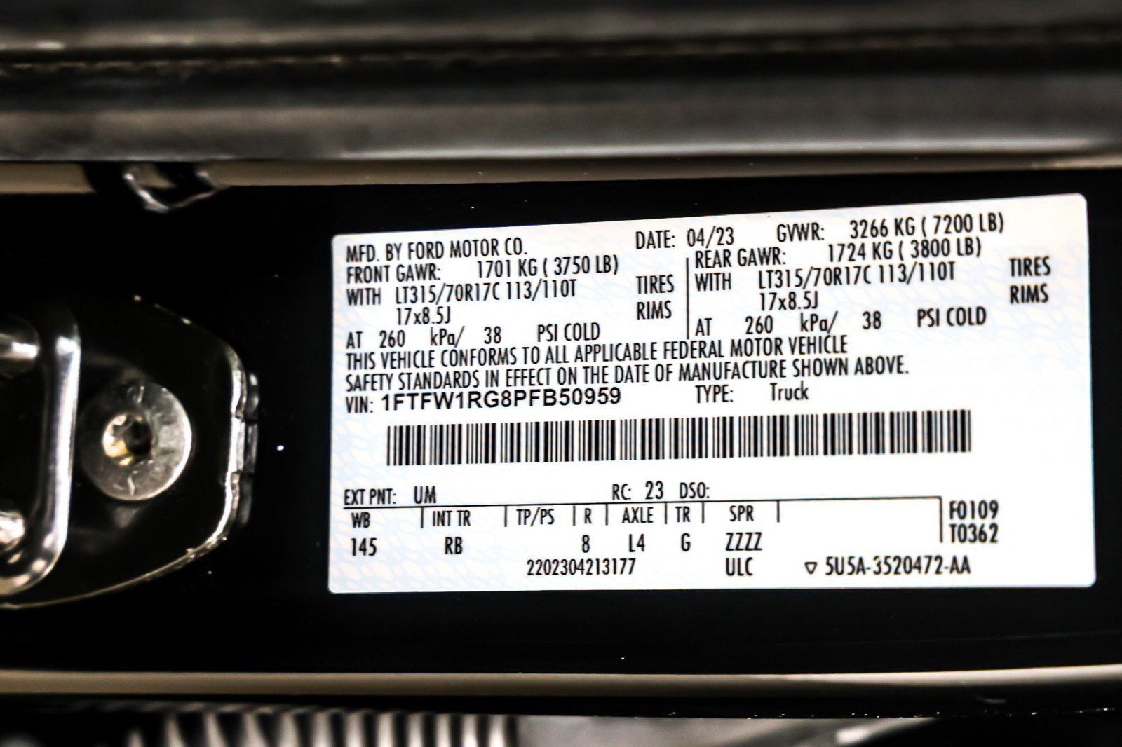 Used 2023 Ford F150 Raptor image 26