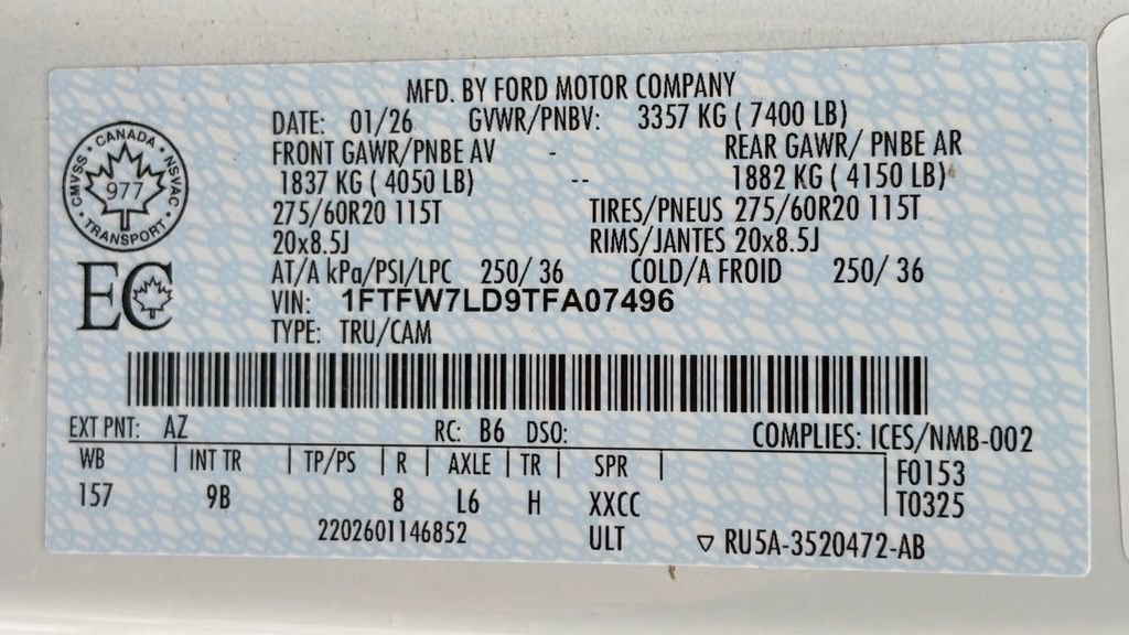 Certified 2026 Ford F150 Platinum AWD/4WD image 51