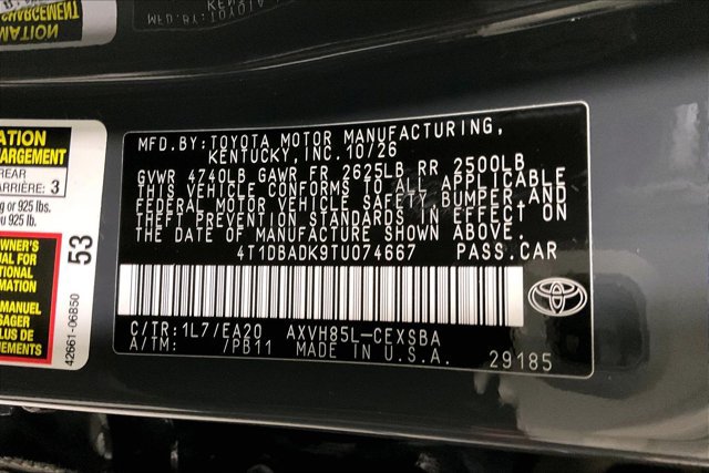 New 2026 Toyota Camry SE AWD/4WD image 13