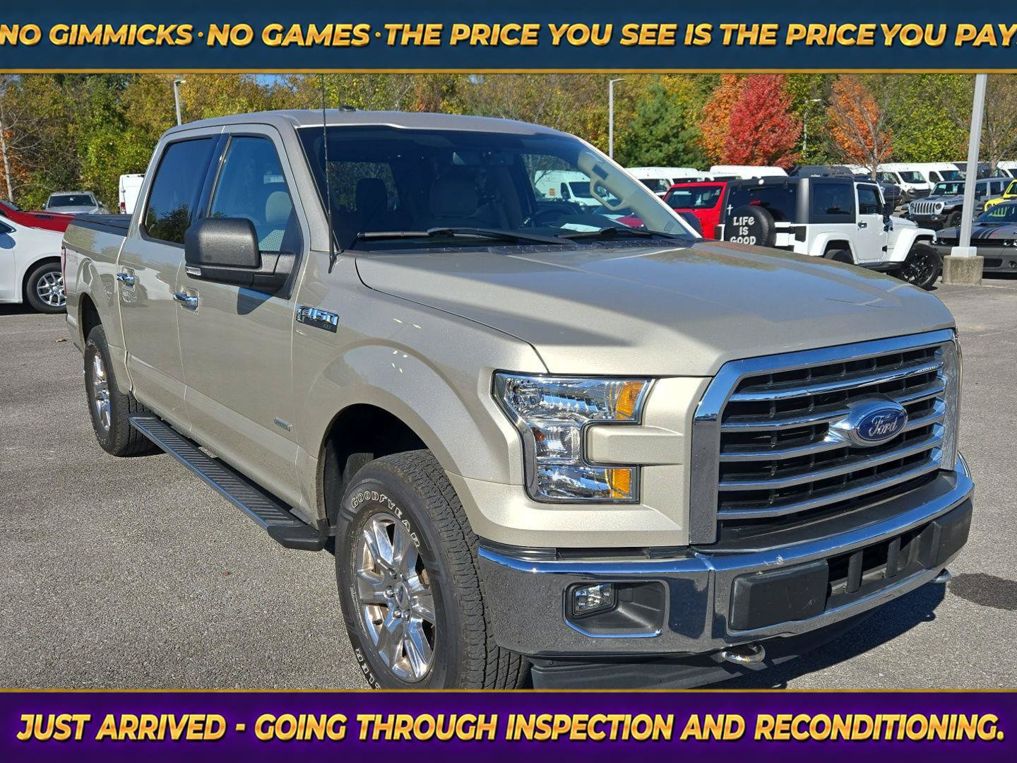 Used 2017 Ford F150 XLT w/ Equipment Group 302A Luxury AWD/4WD image 1
