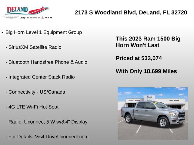 Used 2023 RAM 1500 Big Horn RWD image 29