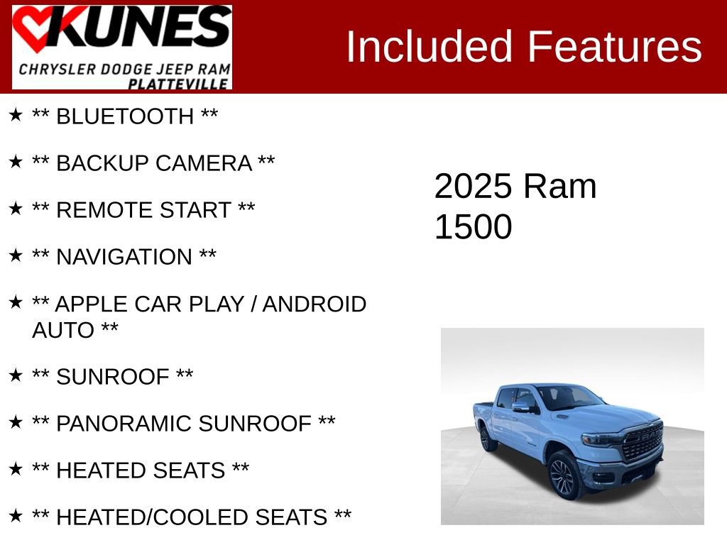 Used 2025 RAM 1500 Limited AWD/4WD image 2