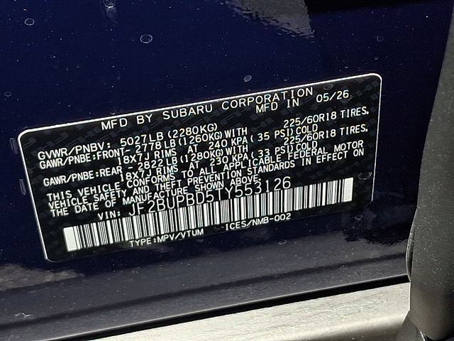 New 2026 Subaru Outback Premium AWD/4WD image 11