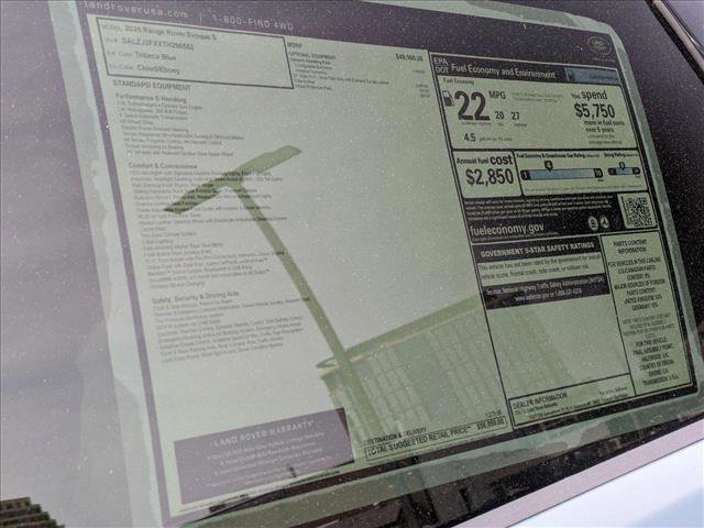 New 2026 Land Rover Range Rover Evoque S image 20