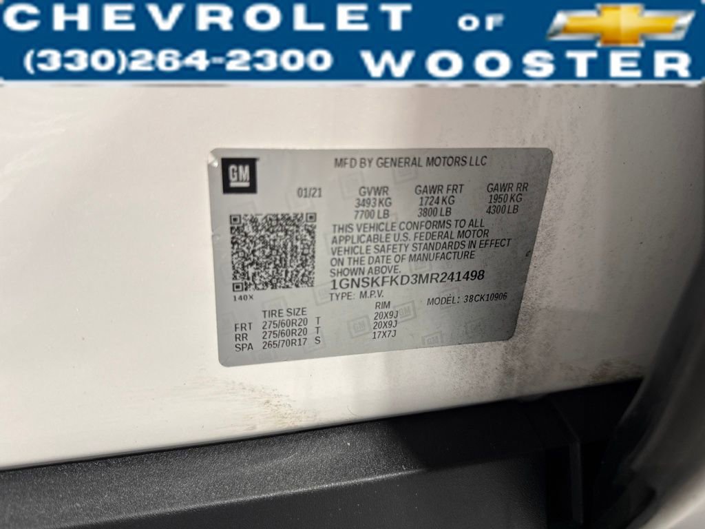 Used 2021 Chevrolet Suburban Premier image 38