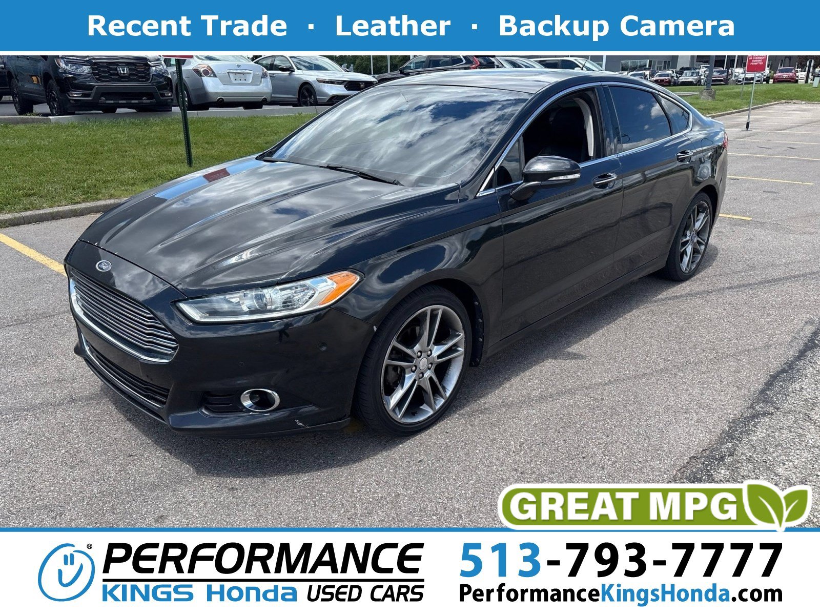 Used 2013 Ford Fusion Titanium w/ Titanium Driver Assist Pkg FWD image 1