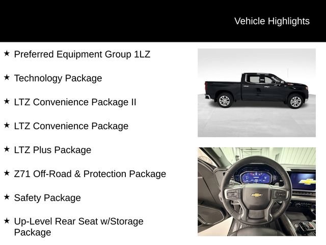 Certified 2023 Chevrolet Silverado 1500 LTZ w/ Technology Package AWD/4WD image 16