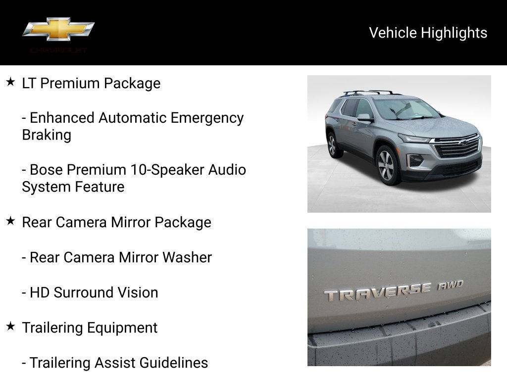 Certified 2023 Chevrolet Traverse LT w/ LT Premium Package AWD/4WD image 20