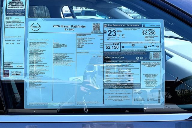 New 2026 Nissan Pathfinder SV FWD image 12