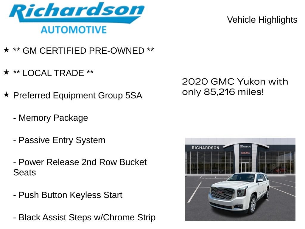 Used 2020 GMC Yukon Denali w/ Denali Ultimate Package AWD/4WD image 11