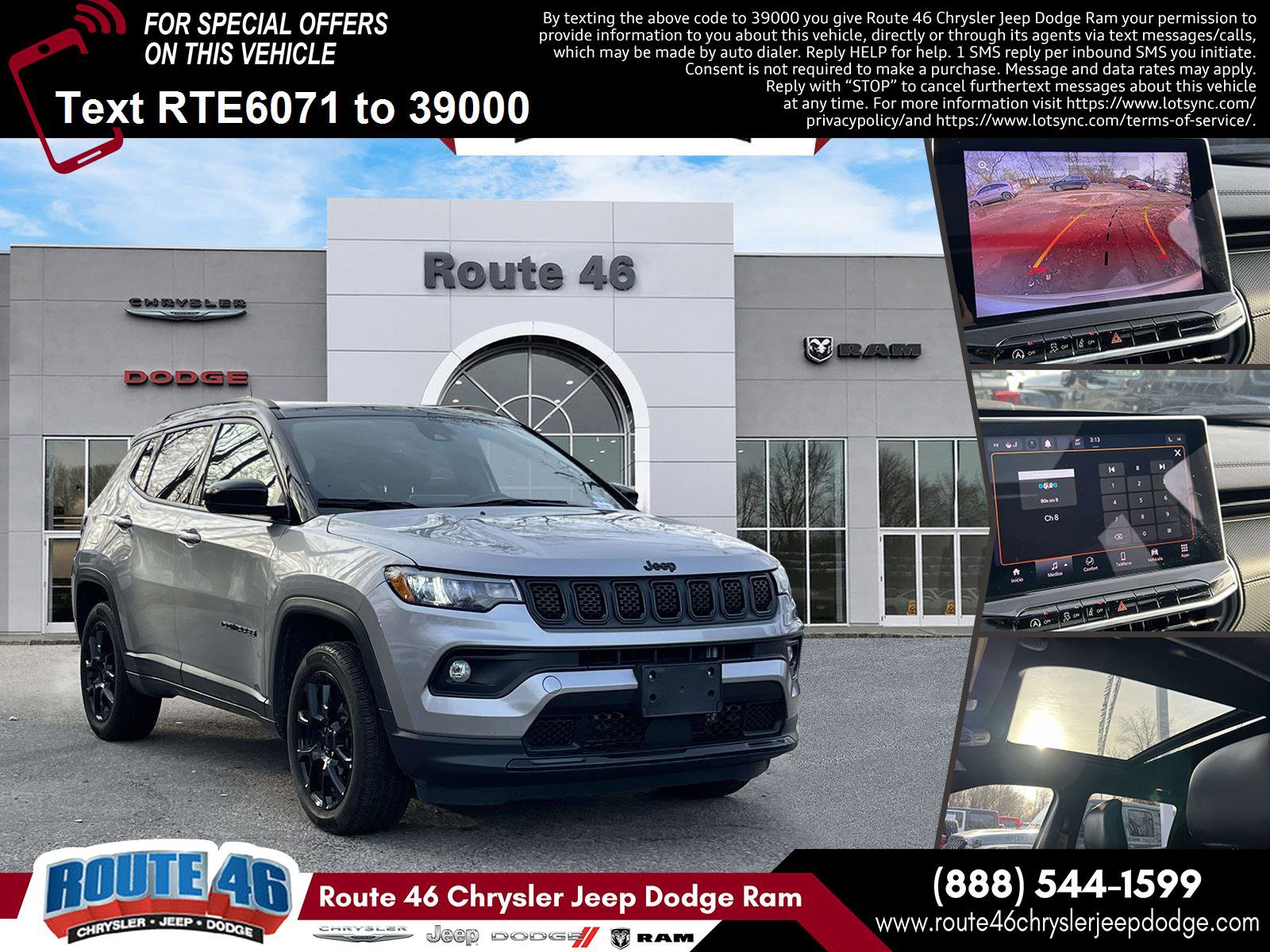 Used 2023 Jeep Compass Latitude w/ Sun and Sound Group