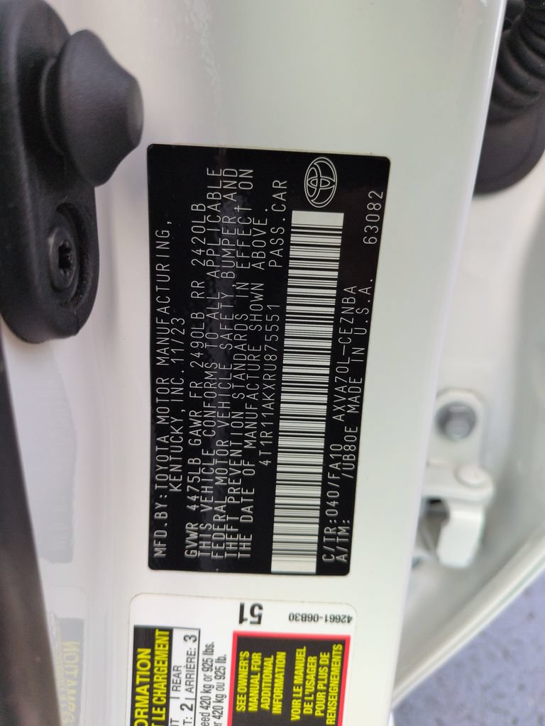 Certified 2024 Toyota Camry LE FWD image 29