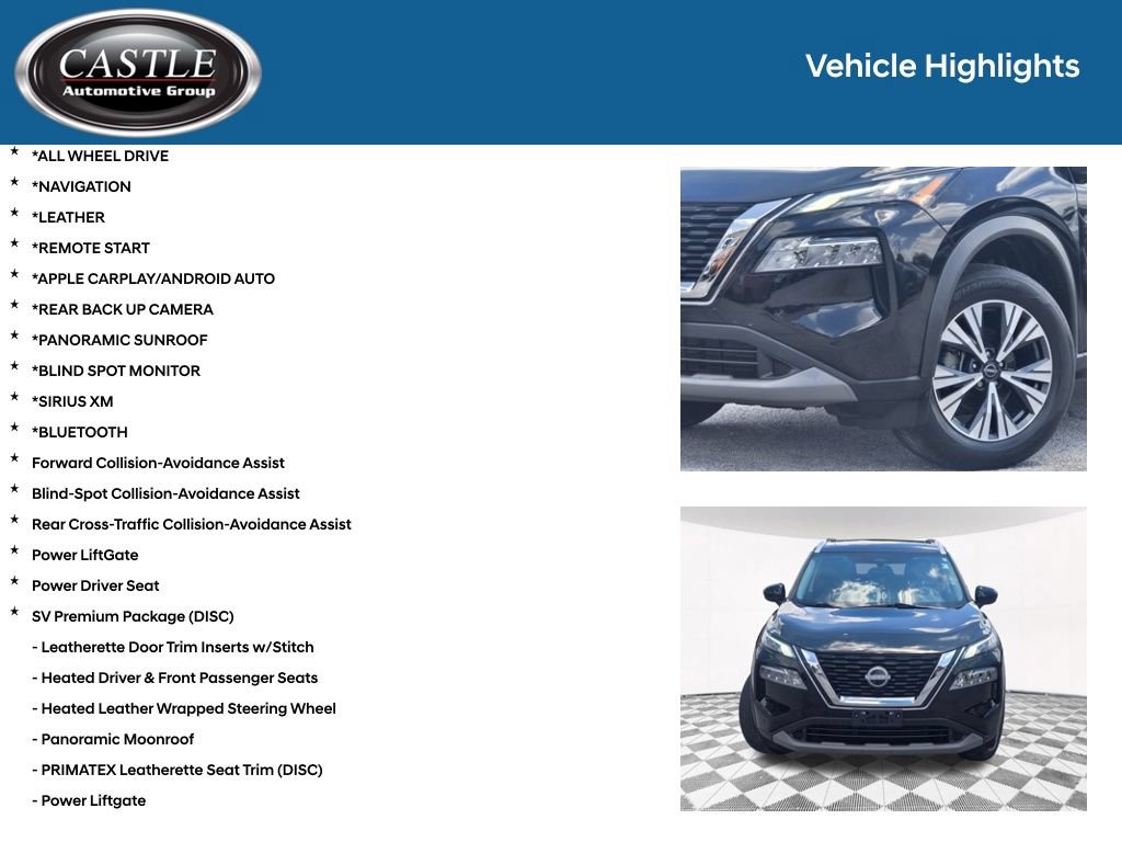 Used 2023 Nissan Rogue SV w/ SV Premium B Package AWD/4WD image 3