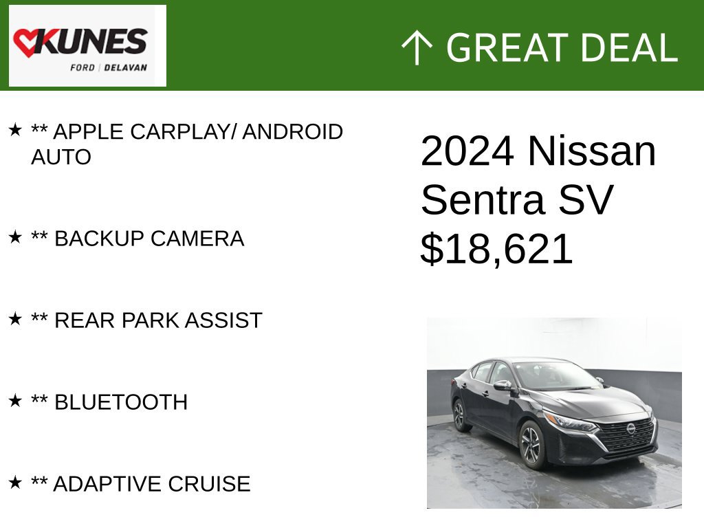 Used 2024 Nissan Sentra SV FWD image 2