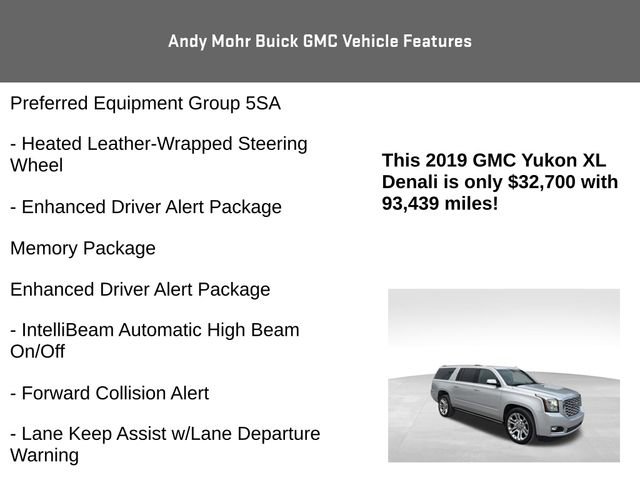 Used 2019 GMC Yukon XL Denali w/ Open Road Package image 16