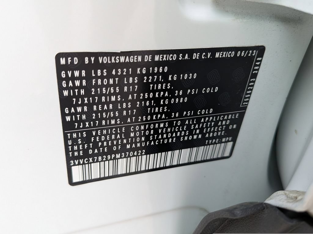 Certified 2023 Volkswagen Taos S FWD image 33