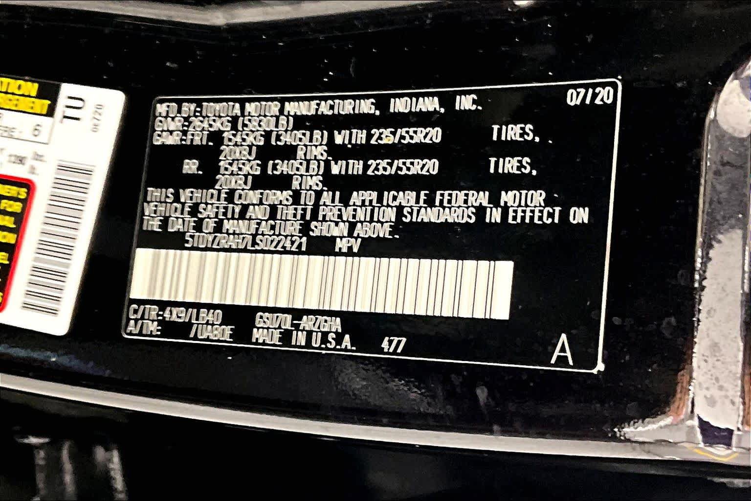Used 2020 Toyota Highlander Limited FWD image 35