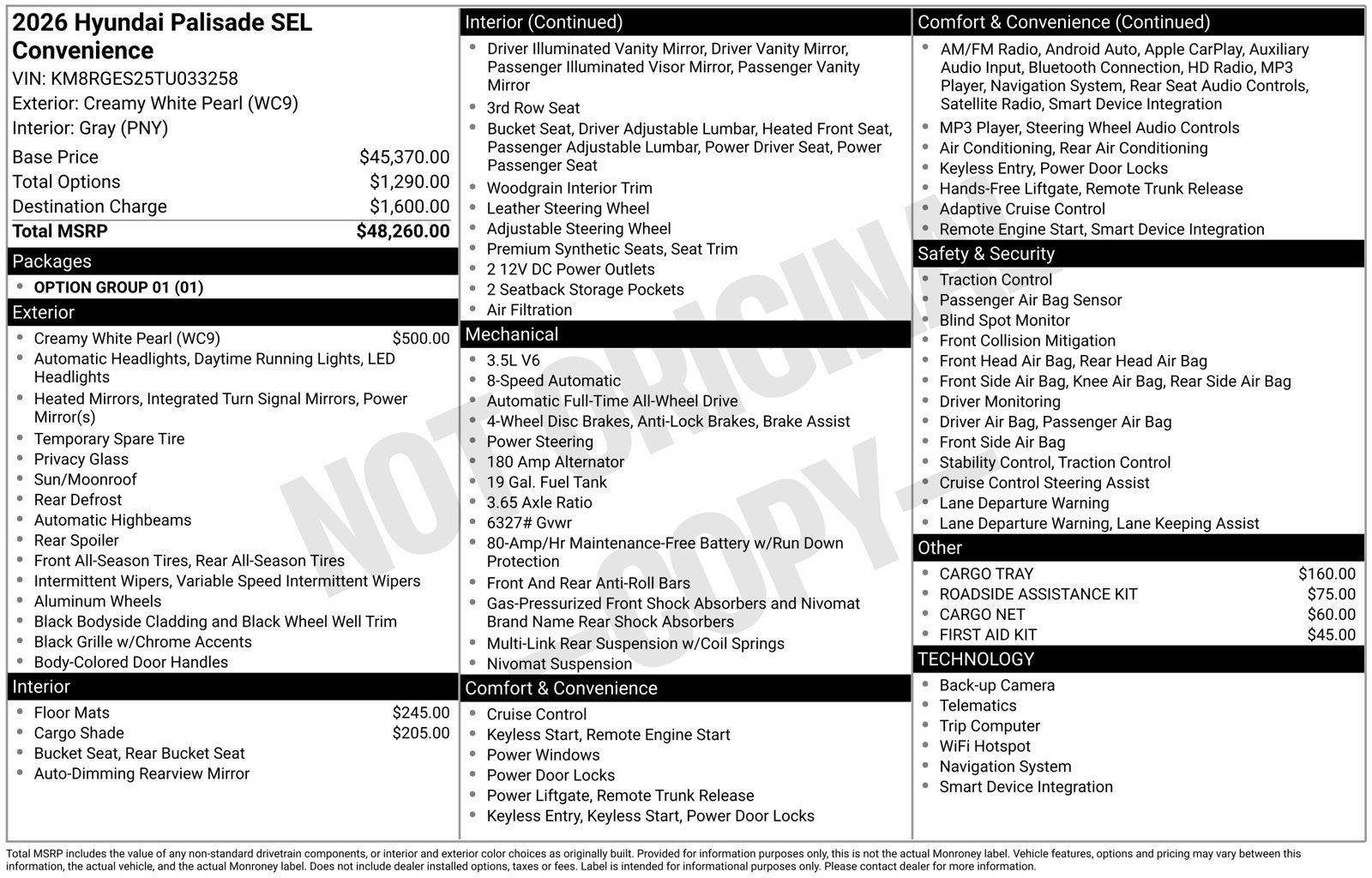 Certified 2026 Hyundai Palisade SEL AWD/4WD image 2