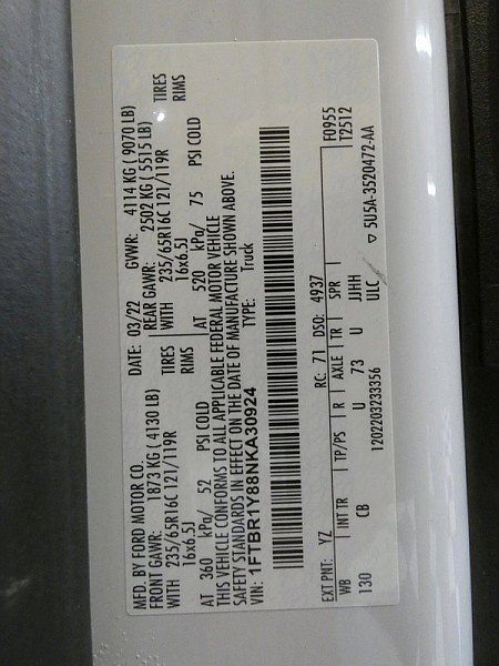 Used 2022 Ford Transit 250 Low Roof w/ Exterior Upgrade Package image 24