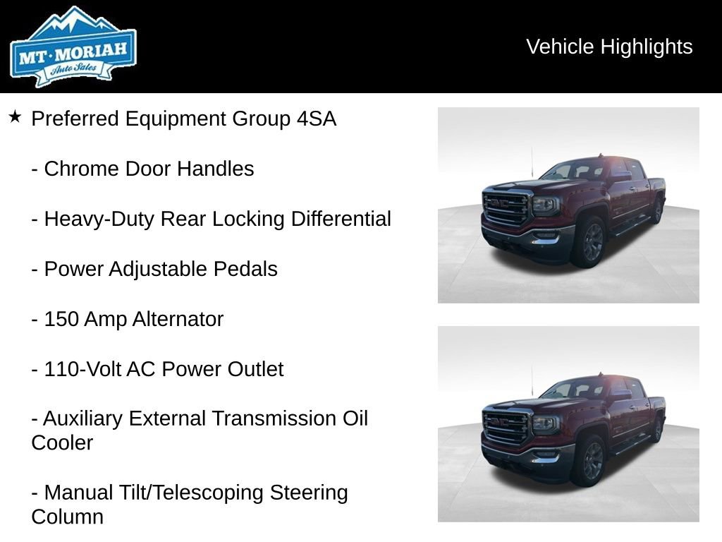 Used 2018 GMC Sierra 1500 SLT w/ SLT Premium Package AWD/4WD image 11