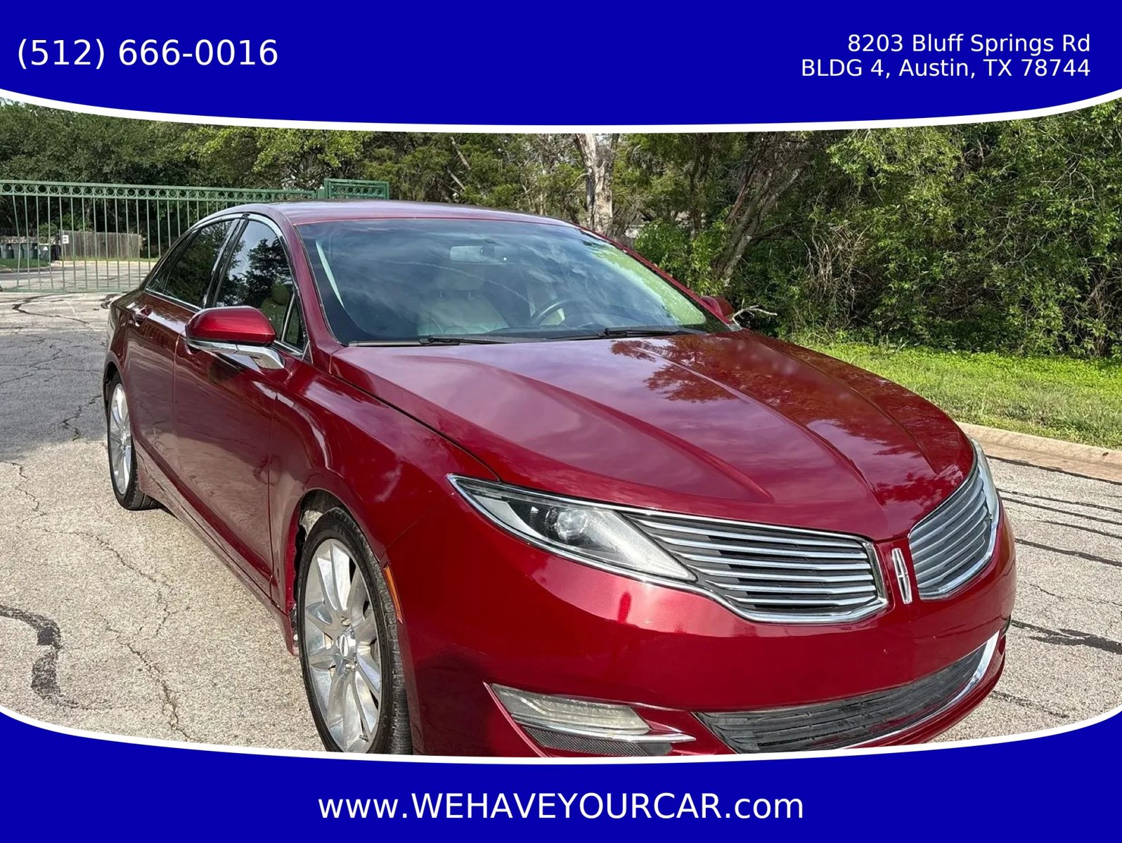 Used 2014 Lincoln MKZ AWD image 7