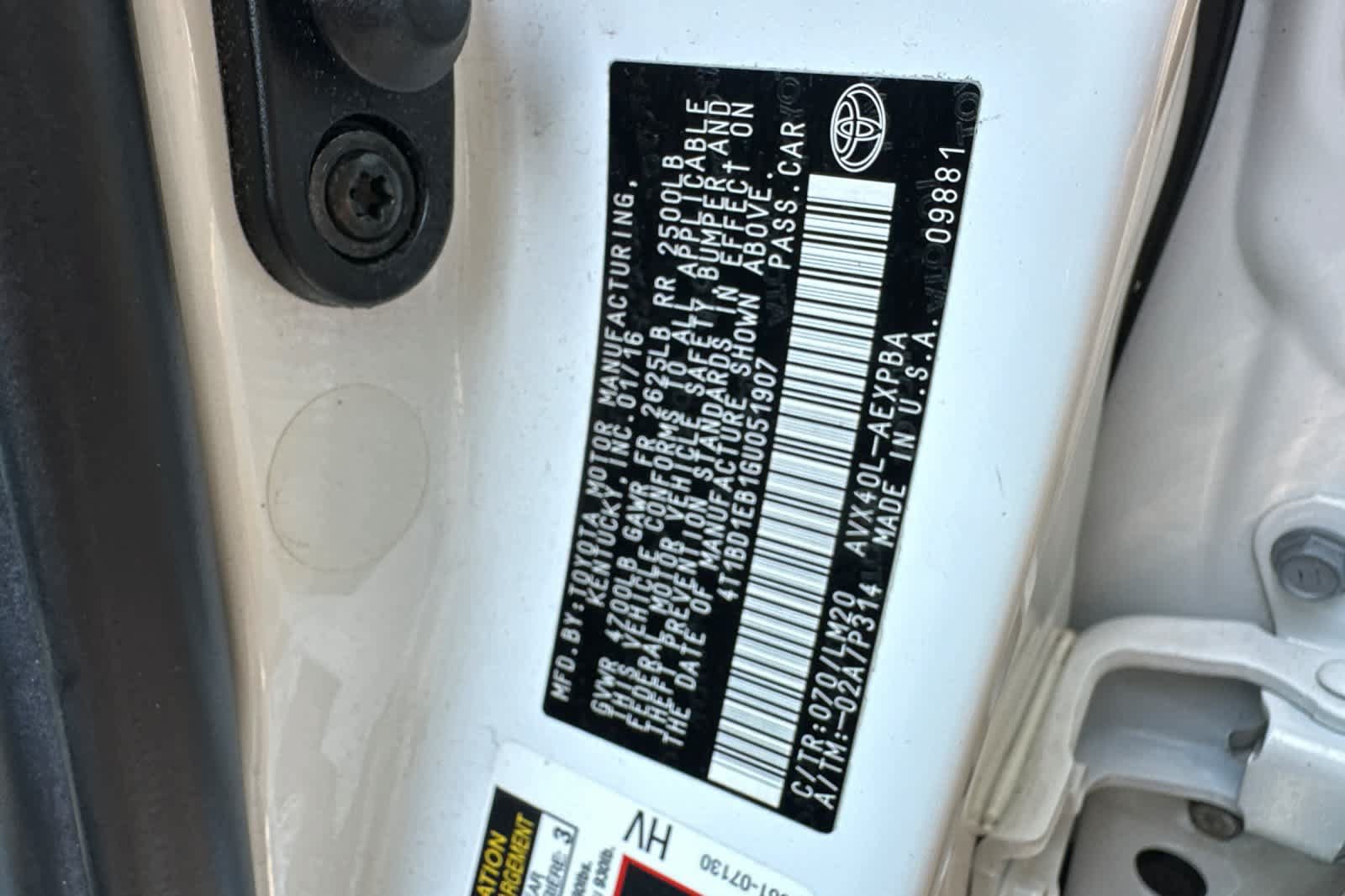 Used 2016 Toyota Avalon Limited w/ Protection Package FWD image 29
