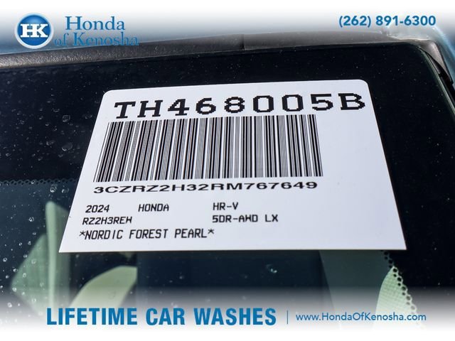 Certified 2024 Honda HR-V LX image 27