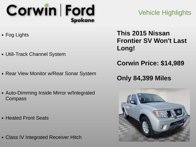 Used 2015 Nissan Frontier SV w/ SV Value Truck Package image 18