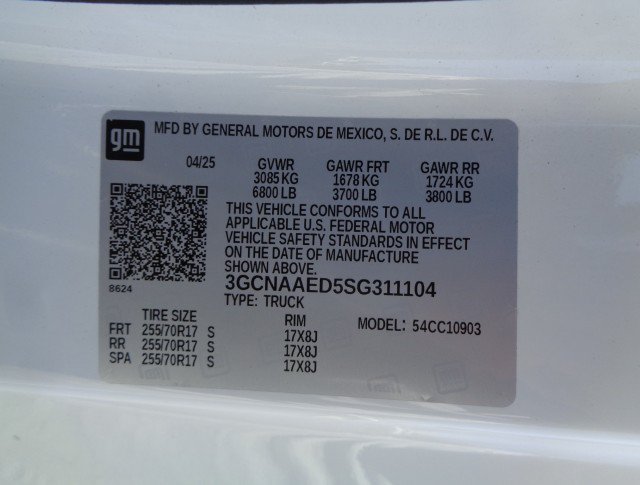Used 2025 Chevrolet Silverado 1500 W/T RWD image 20