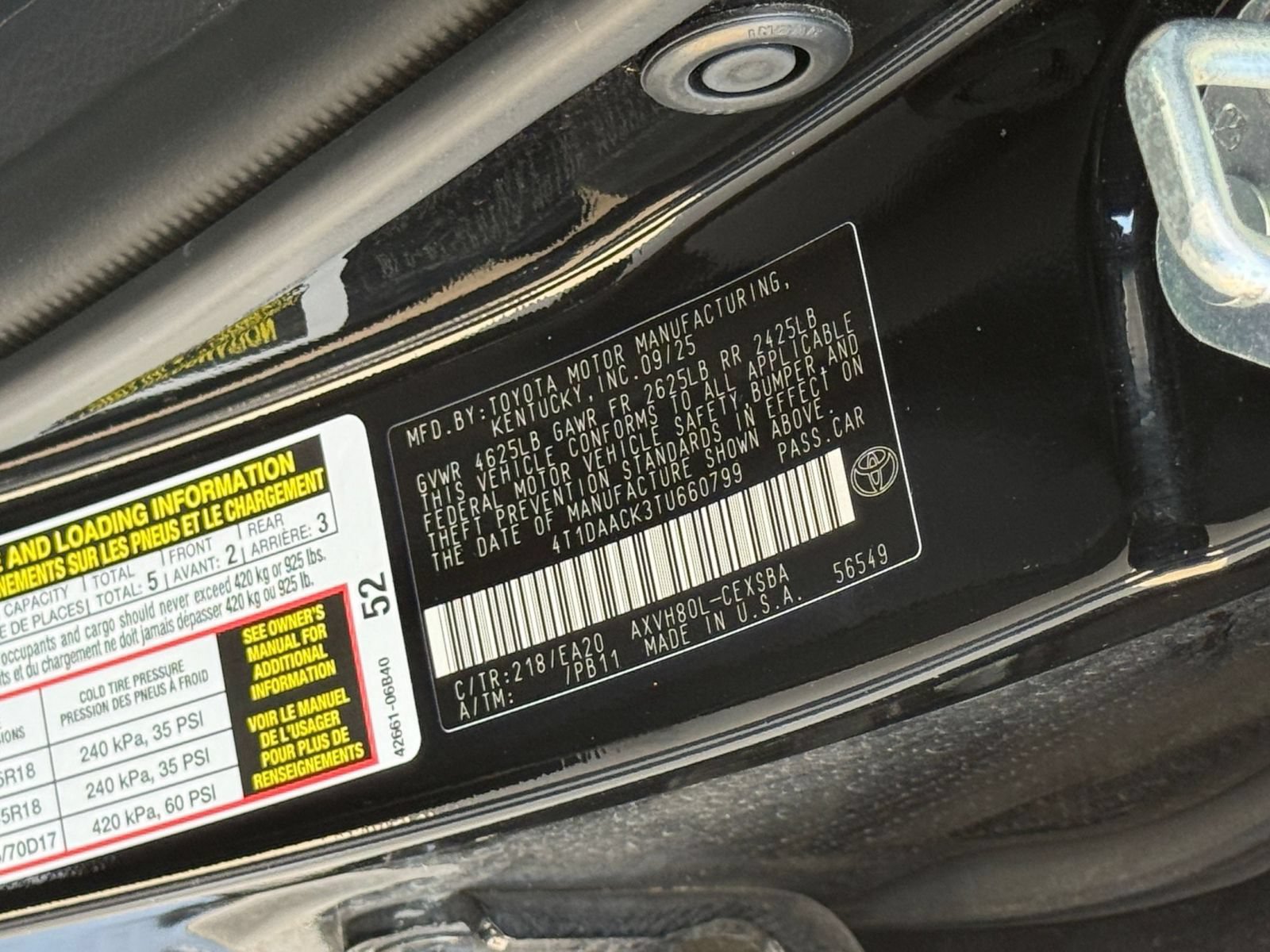Used 2026 Toyota Camry SE FWD image 29