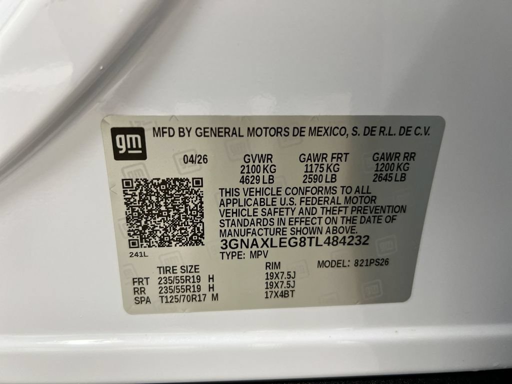 New 2026 Chevrolet Equinox RS FWD image 28