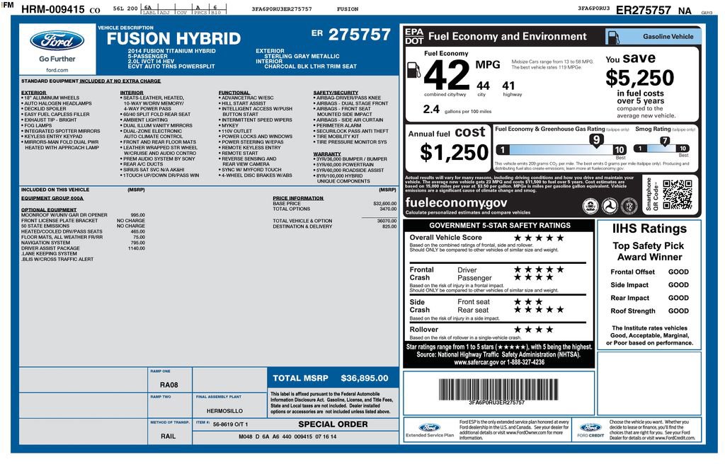 Used 2014 Ford Fusion Titanium FWD image 41