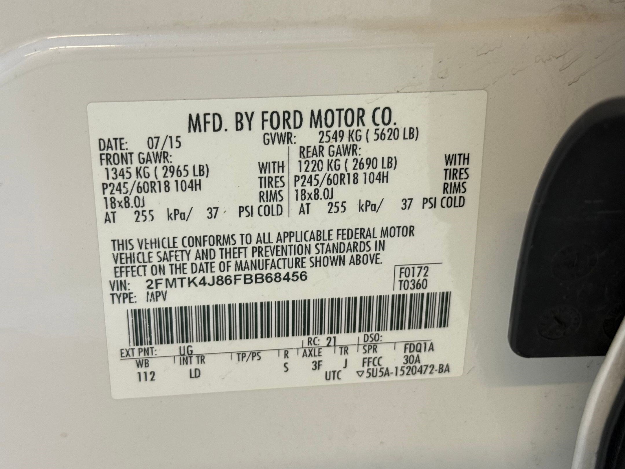 Used 2015 Ford Edge SEL w/ Equipment Group 201A image 18