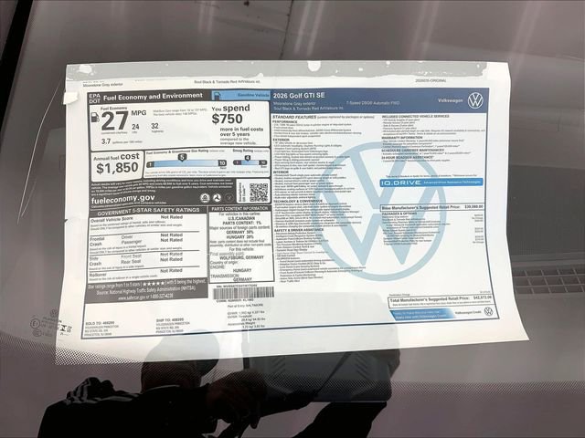 New 2026 Volkswagen GTI SE image 15