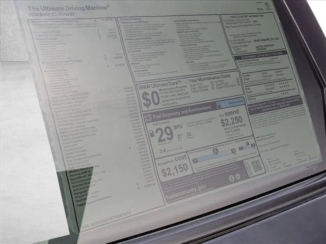 New 2026 BMW X3 xDrive30 image 19