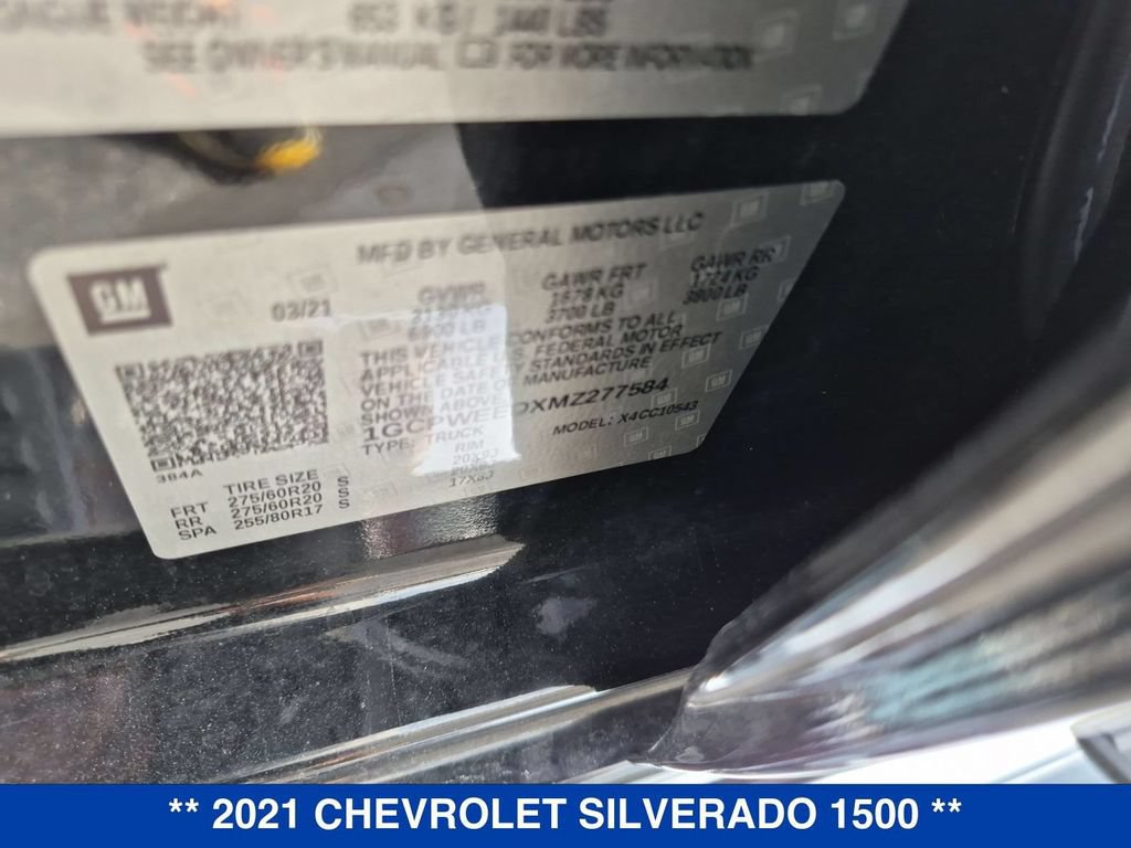 Used 2021 Chevrolet Silverado 1500 LTZ RWD image 35