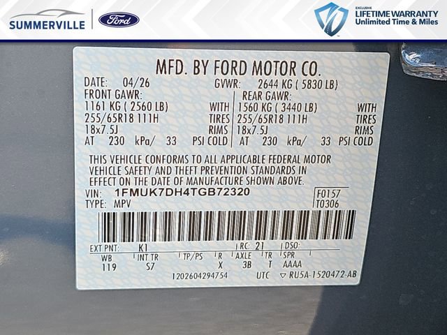 New 2026 Ford Explorer Active w/ Active Comfort Package RWD image 38