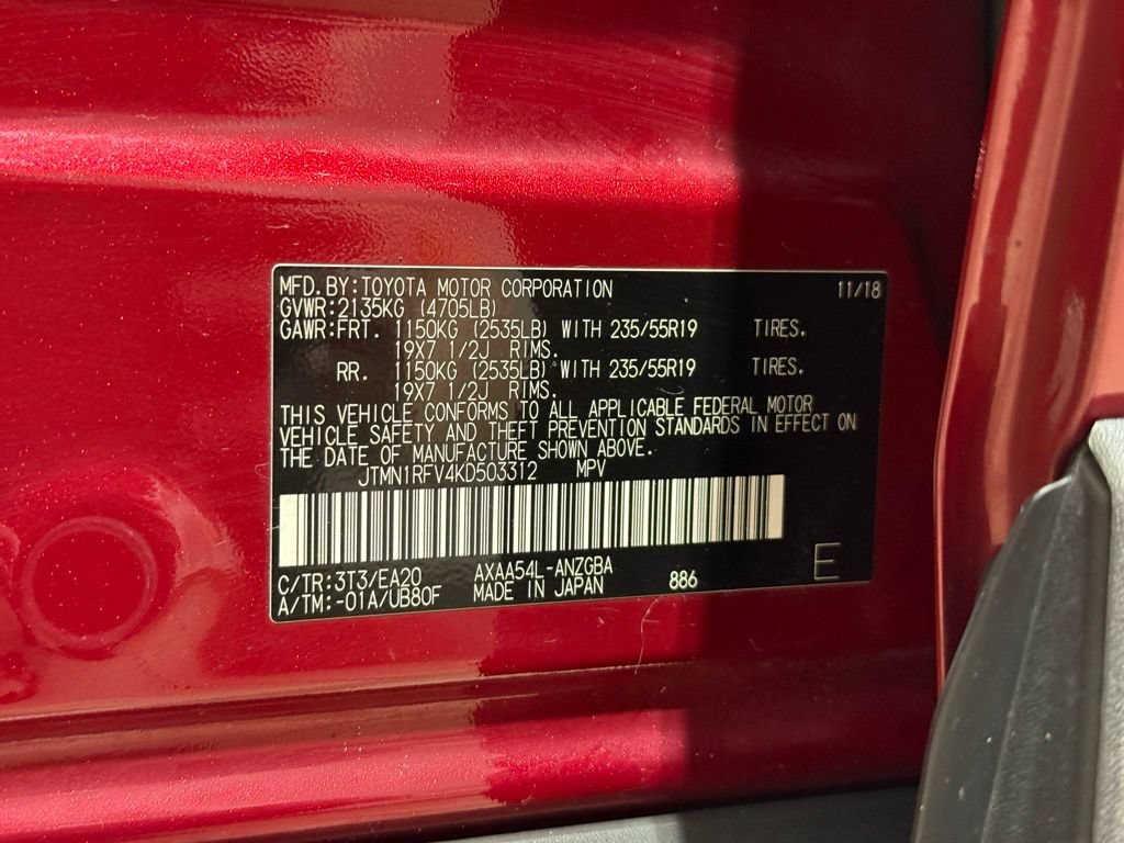 Used 2019 Toyota RAV4 Limited w/ Advanced Technology Package AWD/4WD image 33