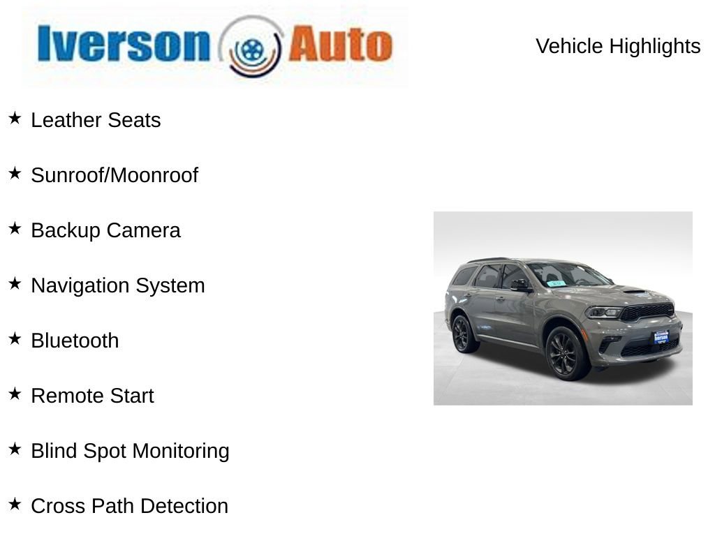 Used 2022 Dodge Durango GT AWD/4WD image 2